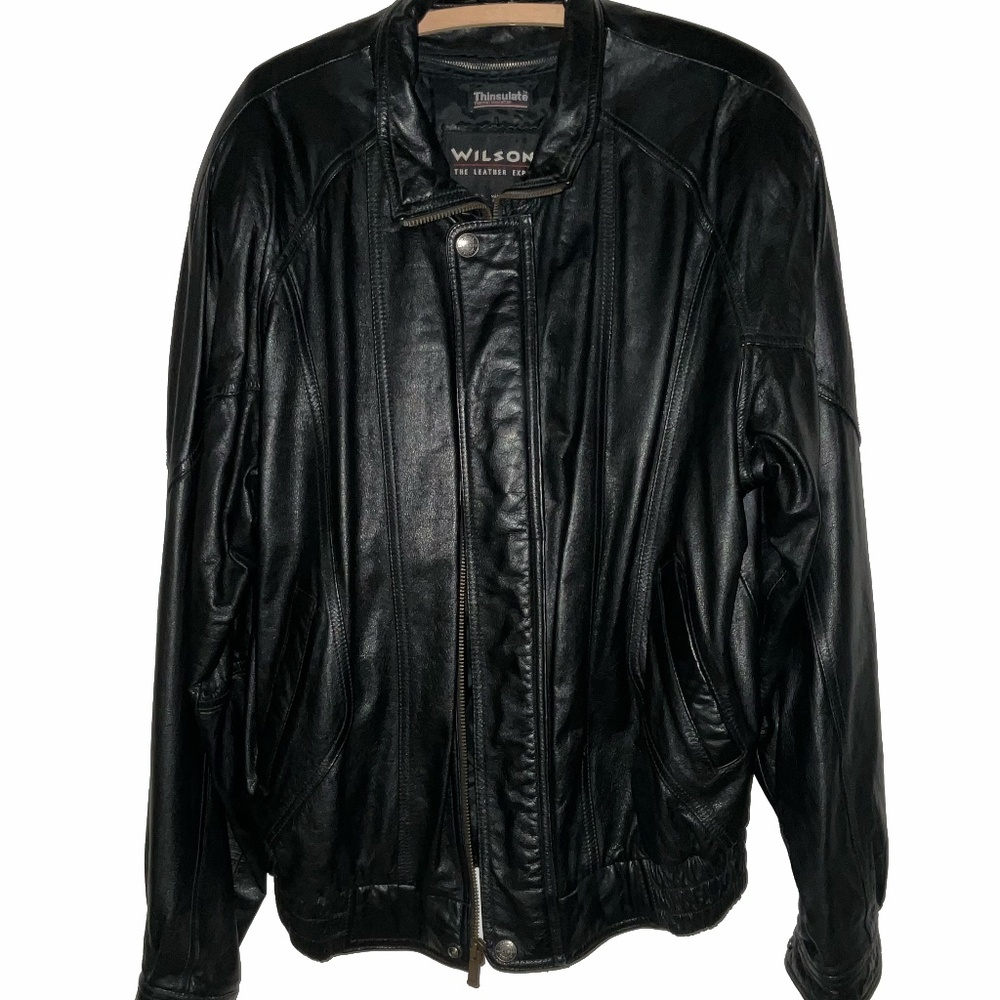 Wilson Thinsulate Thermal Insulated Leather Jacket